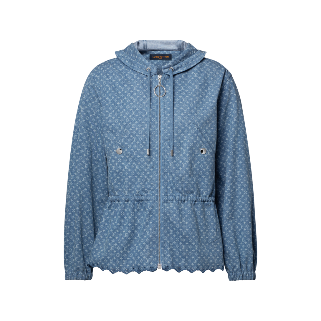 Hooded Monogram Denim Jacket - Women - Ready-to-Wear | LOUIS VUITTON ®